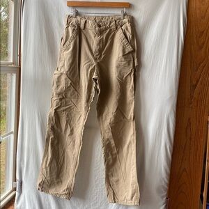 **Natural Fibers** Carhartt Men's Tan Cargo Pants
